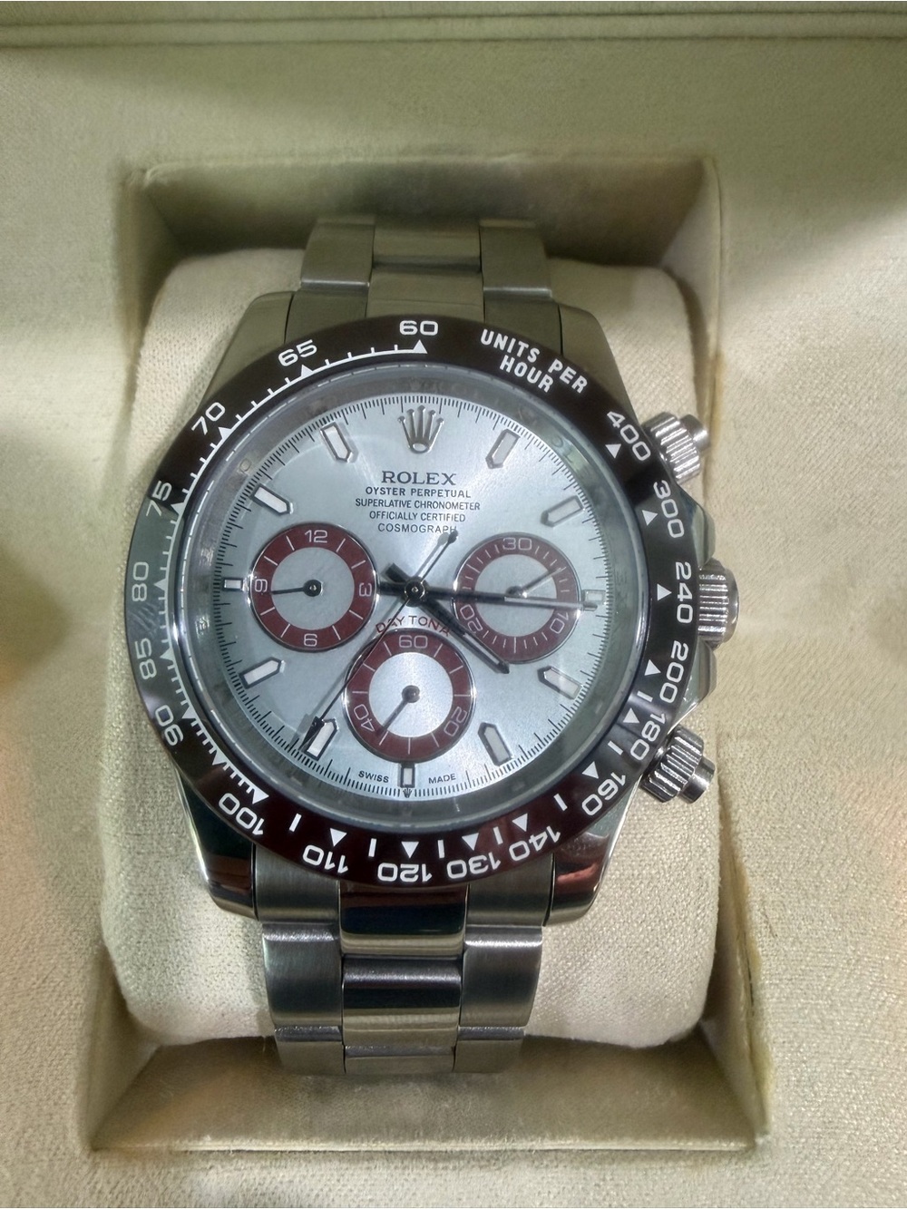 Prop Rolex Daytona Chronometer with Box